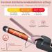 6 in 1 Curling Iron Set with Interchangeable Ceramic Barrels, LCD Temperature Display, Dual Voltage - Heats Up Quickly for Hair Crimping & Waving - Includes Glove & Clips - Buy Online on SooperMarket.com