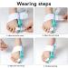 Bunion Valgus Corrector | Adjustable Orthopedic Toe Straightener for Big Toe Joint | Bunion Splint for Hallux Valgus | Green and White - Buy Online on SooperMarket.com