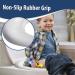 Non-Slip Toilet Training Seat for Boys & Girls - Fits Round & Oval Toilets with Free Storage Hook and Urine Splash Guard - Tuut - Buy Online on SooperMarket.com