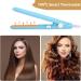 2-in-1 Mini Hair Smooth & Curling Iron - Portable Travel Ceramic Styler for Women & Short Hair - Blue - Buy Online on SooperMarket.com
