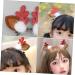 ABOOFAN 4 Pairs Christmas Antler Hair Christmas Hair Barrettes Reindeer Hair Accessory Reindeer Cosplay Clip Hair Clips for Kids Christmas Hair Pin Antlers Flocked Plastic Woman Cute - Buy Online on SooperMarket.com