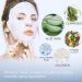 Collagen Repair Facial Sheet Mask with Derma Roller Pen - Instant Hydration and Soothing (5PCS) - Buy Online on SooperMarket.com