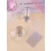 EBANKU 2PCS Clear Blue Silicone Nail Art Stamper Set with Scraper Tools for DIY Beauty Nail Art - French Smile Line Design (Transparent) - Buy Online on SooperMarket.com