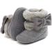Yinuoday Winter Baby Girls Snow Boots - Warm Prewalker Newborn Shoes, Anti-Slip Infant Gray (6-12 Months) - Buy Online on SooperMarket.com