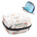 Funny Indian Rabbits Pattern Sanitary Napkin Storage Bag Feminine Menstrual Cup Pouches Nursing Pad Holder Tampon Bags Portable Period Bag for Women Teen Girls 1Pcs Multi-colored 12