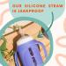 Set of 2 Glass Sippy Cups for Toddlers - The Luca | Mint Green & Indigo Purple | 8oz Spill-Proof Straw Cup | Silicone Straw | BPA-Free - Buy Online on SooperMarket.com