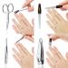 Marqus Nail Set for Men and Women - Premium 5-Piece Manicure Kit from Solingen | Travel-Friendly Brown Case - Buy Online on SooperMarket.com