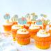 Rsstarxi 24 Pack Pumpkin One Cupcake Toppers Pumpkin 1st Birthday Cupcake Picks Decorations for Fall Theme Baby Shower Kids First Birthday Party Cake Decorations Supplies Blue Design 12 Blue - Buy Online on SooperMarket.com