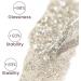 Silver Glitter Gel Nail Polish Nail Varnish Soak off UV/LED Lamp French Manicure Nails Long Lasting Nail Art Manicure Salon DIY at Home - Buy Online on SooperMarket.com