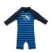 BONVERANO Baby Boys Swimsuit/Sunsuit UPF 50+ Sun Protection One Pieces Swimwear with Sun Hat 3 Months Grey Whale