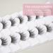 Wansiven Half False Eyelashes Natural 3D Eye Half Eyelashes Multi-layers Wispy Fluffy Curly False Lashes 10 Pairs J33 - Buy Online on SooperMarket.com
