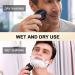 TEMKIN Electric Shaver for Men | 3-in-1 Waterproof Razor USB Rechargeable Rotary Blade & Nose Hair Trimmer | Blue Color - Buy Online on SooperMarket.com