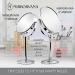 Mirrorvana Large Double Sided 10X and 1X Magnifying Makeup Mirror - 15 Height, 8 Wide with Stand - Gift Box Included - Buy Online on SooperMarket.com