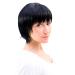 WIG ME UP - 1003-1 short black wig straight frayed bob