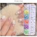 Belicey 3D Colorful Acrylic Flower Nail Charms Kit with AB Nail Gems - DIY Nail Art Rhinestones and Crystals Set - Buy Online on SooperMarket.com