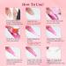 Saviland Dip Powder Liquid Set - 4+4 pcs French Manicure Starter Kit for Salon & DIY Use - Buy Online on SooperMarket.com