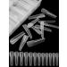 EBANKU 120 PCS Clear Matte Dual Nail Forms for Acrylic Stiletto Nail Extensions | Nail Art Salon Design Tools - Buy Online on SooperMarket.com