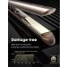 ANGENIL Nano Titanium 2-in-1 Flat Iron Hair Straightener & Curler - Fast Heating Styling Iron for All Hair Types - 1 Inch Dual Voltage - Gold - Buy Online on SooperMarket.com