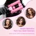 Awhoas 3 Barrel Curling Iron 32MM Hair Waver | Triple Barrel Hair Crimper for Women | Pink Curling Wand with LCD Temp Display - Buy Online on SooperMarket.com