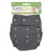 GroVia Reusable Hybrid Baby Cloth Diaper Snap Shell, One Size Cloud