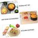 Cabilock 1set Air Fryer Accessories BBQ Rack Air Fryer Pot Accessories Baking Rack Cake Rack Stainless 5pcs - Buy Online on SooperMarket.com
