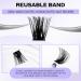 D Curl 0.07mm 8-16mm Mix Cluster Lashes | Soft & Wispy DIY Extensions | Wide Stem Individual Eyelashes - XHFD-C3-0.07-D-816 - Buy Online on SooperMarket.com