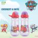 Shop 2x Paw Patrol Skye Water Bottles - BPA-Free 340ml Purple Sports Bottle with Straw for Kids Perfect for School & Picnic - Buy Online on SooperMarket.com