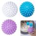 3 PCS Tumble Dryer Balls Reusable Energy Saving & Non-Melt Dryer Balls Washing Ball Laundry Balls for Washing Machine for Speeding Drying and Reducing Creases(3 Colors)