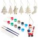DIY Ceramics for Kids  Ready to Paint Christmas Ornaments (2.3 x 4 in  26 Pieces)