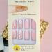 Pink Gradient Rhinestone Press on Nails - 24 Pcs Medium Coffin Shape | Glitter Powder & Rhinestone Designs | False Nails for Women and Girls - Buy Online on SooperMarket.com
