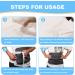 4-Hour Reusable Castor Oil Pack for Belly Neck & Chest Relief | Comfortable Massage Belt - Dark Gray - Buy Online on SooperMarket.com