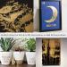 KINNO 12 Colors Gold Leaf Sheets - 600 Pieces for Arts, Decoration, Handcrafts, Gilding - Furniture, Nails, Paintings, Slime, Wall - 12 Colors - Buy Online on SooperMarket.com
