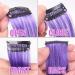 48 Pcs Colorful 21 Inch Straight Clip in Hair Extensions - Rainbow Multi-color Synthetic Long Hairpiece for Women, Girls, and Kids - 24 Colors, Perfect for Parties and Highlights - Buy Online on SooperMarket.com