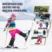 Hikenture Children's Waterproof Gaiters for Winter Hiking - Snow Leg Protection - Durable Black Gaiters for Kids - Buy Online on SooperMarket.com