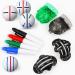 8 Pack Golf Ball Marker Set - Liner, Drawing Marker, Stencil, and Color Markers for Alignment and Marking Tool in Golf - Buy Online on SooperMarket.com