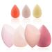 Make -up sponge 7 PCs beauty blender sponges multi -colored with 3 mini makeup sponges blender -beauty sponge foundation make -up sponge for liquid foundation powder sun protection and cream (4 +3)