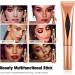 Tongyend Liquid Contour Beauty Wand Blush Stick Cream Contour Stick and Highlighter with Cushion Applicator Long Lasting Face Blush Illuminator Makeup Stick Liquid Bronzer Super Silky(Contour 05) Contour 05 10 g (Pack of 1) - Buy Online on SooperMarket.com