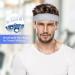 Sularpek 6 Pack Yoga Head Bands | Elastic Hair Bands for Women | Soft & Stylish Black & White Headbands for Yoga & Fitness - Buy Online on SooperMarket.com