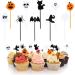 Halloween Cupcake Toppers Set of 10 Cake Decorating Toothbrush Ornaments for Home Birthday Holiday Gift Supplies Halloween Cupcake Toppers Plastic 10 Halloween - Buy Online on SooperMarket.com
