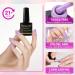 Shining She Gel Nail Polish Set - 10 Colors Purple Rose White Glitter Kit - Soak-Off UV/LED - 8ML - Ideal for Nail Art Salon & Home DIY - Buy Online on SooperMarket.com