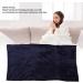 TOPINCN USB Heating Blanket - Electric Heated Throw Adjustable 3 Levels Soft Polyacrylonitrile Fiber Cozy Royal Blue - Perfect for Living Room & Travel - Buy Online on SooperMarket.com