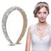 Sibba Rhinestone Headband - Sparkly Crystal Bling Hair Band for Women and Girls (Silver) - Buy Online on SooperMarket.com