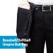 VISEMAN Extra Large Black Umpire Ball Bag for Baseball/Softball with Belt - Buy Online on SooperMarket.com