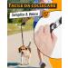 Looxmeer Dog Tow Lines - 3m 5m 7m 10m 15m 20m 30m - Robust Leash with Storage Bag & D-Carabiner | Black 10m - Buy Online on SooperMarket.com