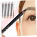 BELLIFFY 8pcs Wooden Beauty Eyebrow Pencil Eye Brow Pencils for Women Eyebrow Makeup Tool 1 count (Pack of 1) Black - Buy Online on SooperMarket.com