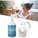Ear Wax Removal Kit - Gentle Ear Washer Bottle System for Kids & Adults with 7 Rinse Heads, 2 Nozzles, 1 Brush - Ear Irrigation Flushing Tool - Buy Online on SooperMarket.com