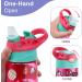 16oz Leak Proof Kids Water Bottle with Straw - BPA-Free Spout Lid for School - Boys & Girls - Buy Online on SooperMarket.com