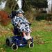 BundleBean Kids Wheelchair Poncho - Waterproof Rain Poncho for Ages 4-11 Years - Universal Fit with Peaked Hood - Grey Elephant - Buy Online on SooperMarket.com