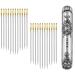 24 PCS Self Threading Needles, Big Eye Hand Sewing Needles Embroidery Needle for DIY Craft with Vintage Sewing Needles Holder Storage Case
