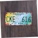 Cabilock Metal Signs License Plate Iron Painting European and American - Buy Online on SooperMarket.com